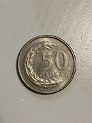 50 groszy 1991 stan bdb z obiegu