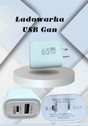 Ładowarka USB GaN 65W. Nowa na 2 bolce 