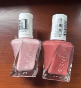 Essie dwa lakiery gel couture Waven of heart  i gossamer garments 