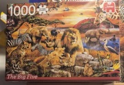 Puzzle 1000 Jumbo The Big Five