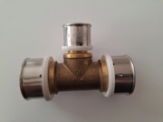 Trójnik HERZ 40x26x40 do rury pex