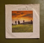 Bee Gees, You Win Again, płyta winylowa 7" SP, Warner Bros 1987