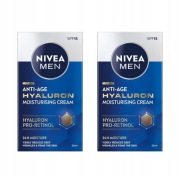NIVEA Men Hyaluron przeciwzmarszczkowy krem do twarzy SPF15 50 ml