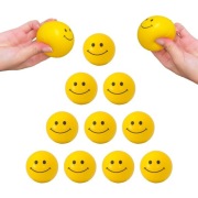 Piłeczka Gniotek z Pianki Emoji Smiley 10 szt