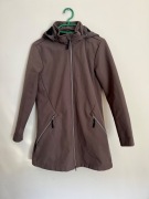 Kurtka na misiu brąz S 36 ciepła kaptur lekka