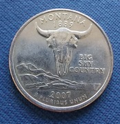 1/4 dolara 25 centów Quarter Dollar Montana USA 
