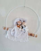 Ręczne laleczki obręcz personalizowane prezent diy