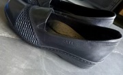Półbuty skórzane Axel Comfort, G1/2 na szersza stopę,czarne 