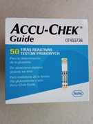 ACCU CHEK GUIDE Paski do oznaczania stężenia glukozy we krwi 