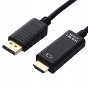 Kabel DisplayPort do HDMI 1.8m 4K DP-HDMI Pawonik Adapter