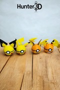 ZESTAW figurek ewolucje Pichu, Pikachu, Raichu, Mega Raichu Y ok 10x10 cm