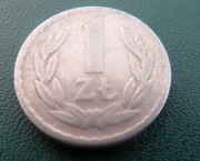 PRL Monety obiegowe  1 ZŁOTY 1966 