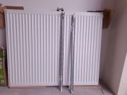Grzejnik Viessmann 1000/900mm + zawory + mocowanie