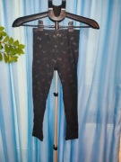Czarne getry w jednorożce H&M 134 Bawełna (2)