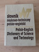 Słownik naukowo-techniczny angielsko - polski, polsko angielski