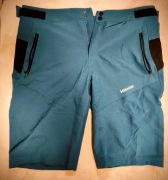Męskie spodenki rowerowe, trekkingowe XXL niebieskie 