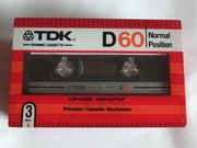 Kaseta magnetofonowa TDK D60 3pack
