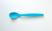 niebieska łyżeczka babydream, plastikowa łyżeczka dla dziecka
