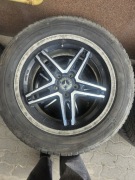 Oryginalne felgi Mercedes + opony zima Bridgestone Blizzak LM005 225/55 R17