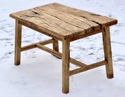 Stół dębowy w stylu rustykalnym