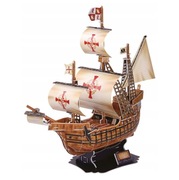 CUBIC FUN PUZZLE 3D przestrzenne ŻAGLOWIEC SANTA MARIA