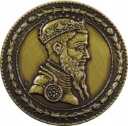 Talar Wileński  Zygmunta Augusta 1565 r  B/Ag nakład 10 szt NEFRYT PRÓBA