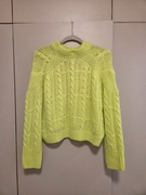 sweter sweterek żółty neonowy asos 38 M