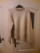 Zimowy sweter kurtka i kozuszek i bluza rozm L 