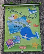 Roleta samochodowa Fisher-Price - Wieloryb