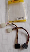 Adapter Molex - SATA DELOCK 0.2 m