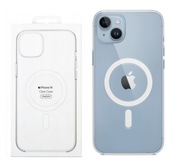 ORYGINALNE ETUI APPLE CLEAR CASE MAGSAFE na iPHONE 15 / 14 / 13 BEZBARWNY