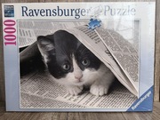 Puzzle Ravensburger 1000 kot kotek cat kitty Cute kitten