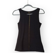 Nowa bawełniana bluzka bokserka naszywka złote serce La Pia r uniw XS, S, M