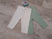 Spodnie/ spodenki/ getry niemowlęce - 2 pak - rozm 68