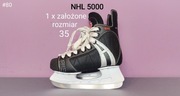 Raz założone łyżwy NHL hokejowe - rozmiar 35 - 22,5 cm [#80]