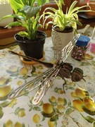 Ważka układanka 3D klocki puzzle zabawka, wersja przed złożeniem 