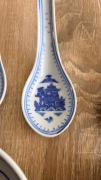 Chińska porcelana - miska + łyżeczka 6 szt.