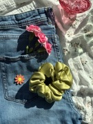 Jedwabna gumka do włosów SCRUNCHIE 100% JEDWAB Mulberry.