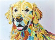 Shen Ji - Golden Retriever, A3, 2025 rok