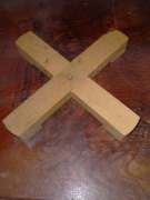 Stojak od choinki prl drewno