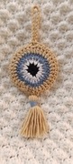 Zawieszka brelok szydełko oko proroka