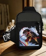 Czarna listonoszka Manga NeZha – modny dodatek z manga klimatem!