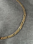 Złoty naszyjnik, łańcuszek, 14 k, Figaro, 585,Italy, 24,36 g,