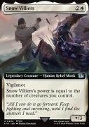 Snow Villiers FOIL FULL ART MTG 