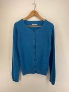 Samsoe Samsoe niebieski wełniany sweter kardigan wełna wool sweater S 36
