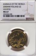 2 ZŁ 2000 DUDEK NGC MS67 ! BARDZO RZADKA