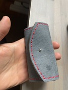 Miękki, ładny, skórzany klucznik handmade, unikatowy PREZENT  