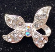 LICYTACJA BROSZKA Kamienie naturalne 19 SZLIF DIAMENTU-BRYLANTU Srebrna 