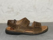RIEKER - Komfortowe SANDAŁY SKÓRA - LATO - rozm. 44 - JAK NOWE !!!