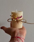 Sojowa świeca bryłowa